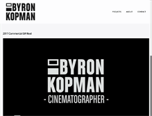 Tablet Screenshot of byronkopman.com